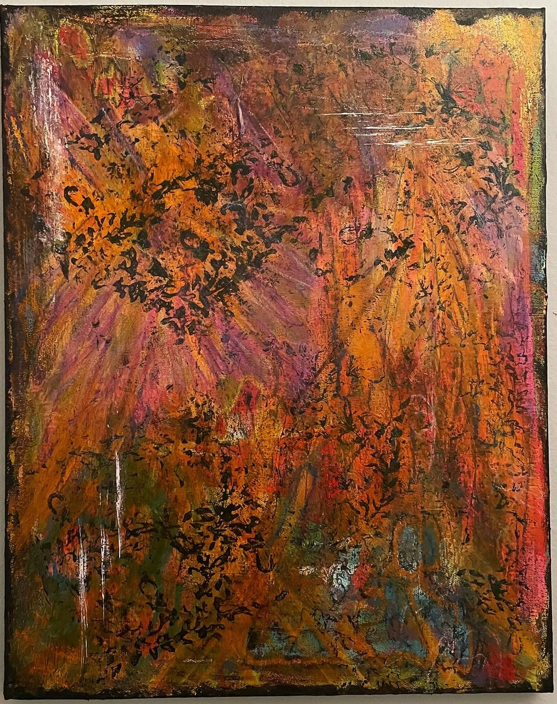 Original Acrylic Fine Art Painting on Canvas - 16"x20"