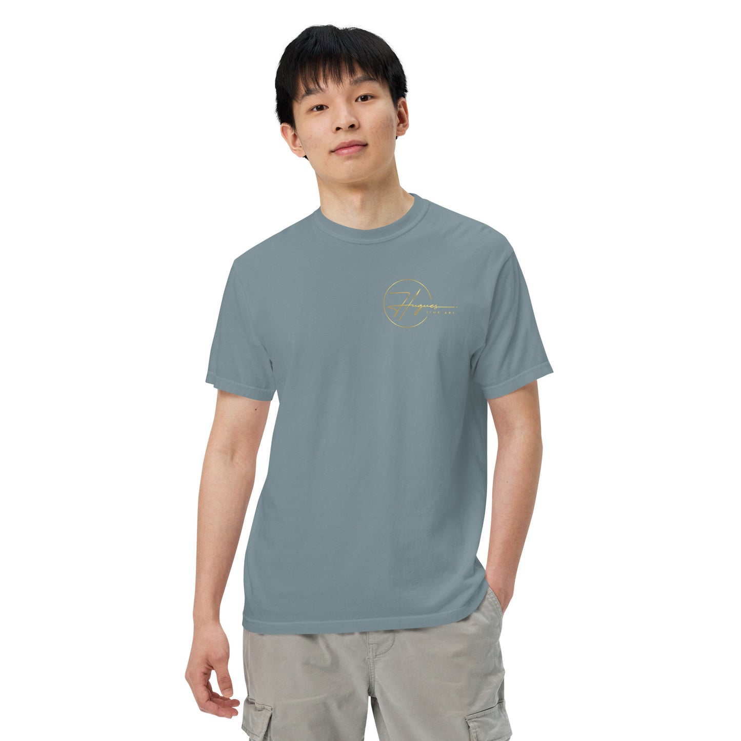 Men’s garment-dyed heavyweight t-shirt